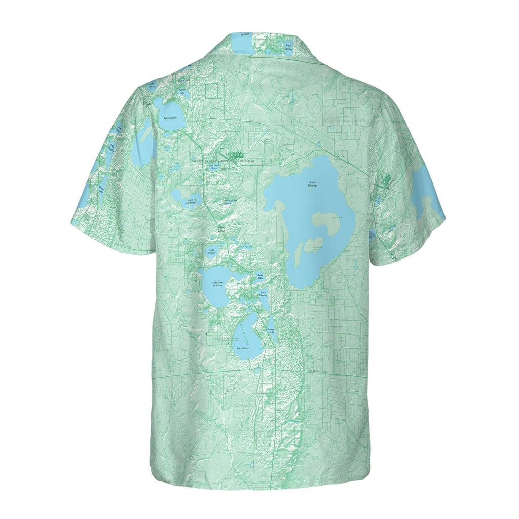 The Lake Istokpoga Coconut Button Camp Shirt