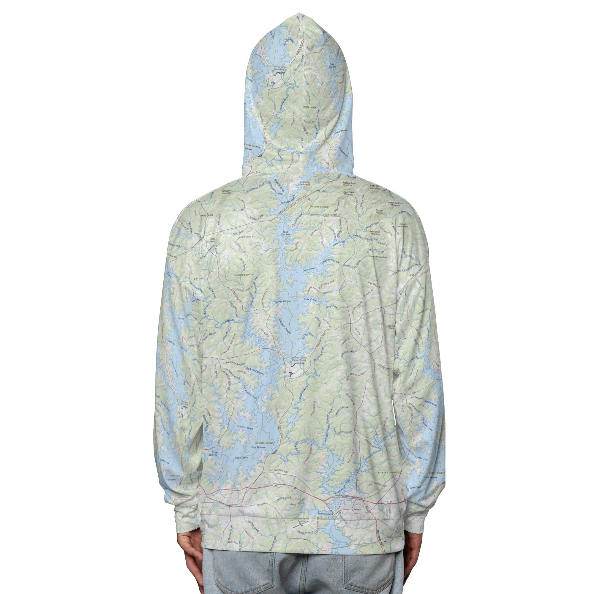 The Lake Keowee Hooded Performance Shirt
