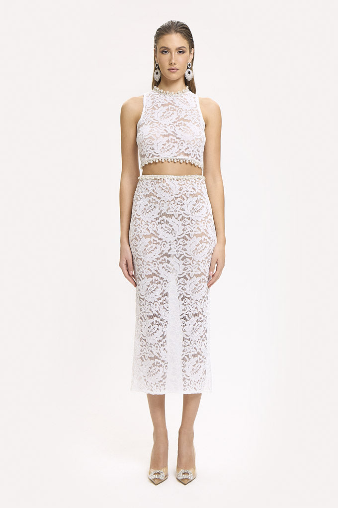 “Garden Of Lace” Pearl Set