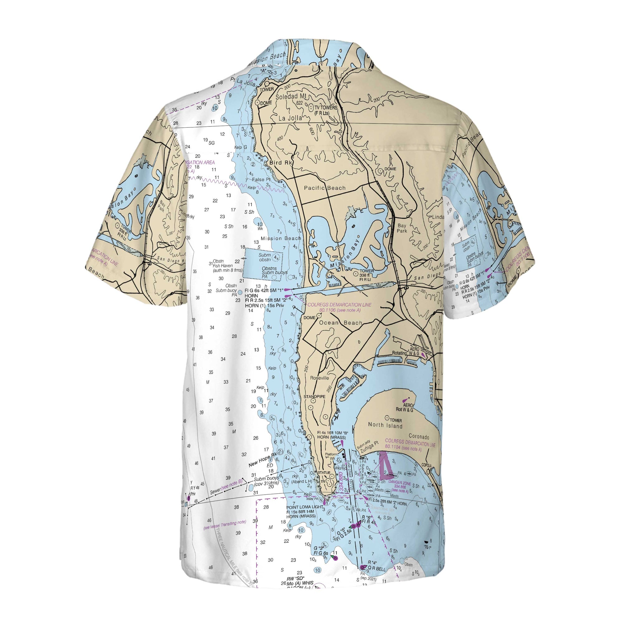 The Mission Bay Coconut Button Camp Shirt
