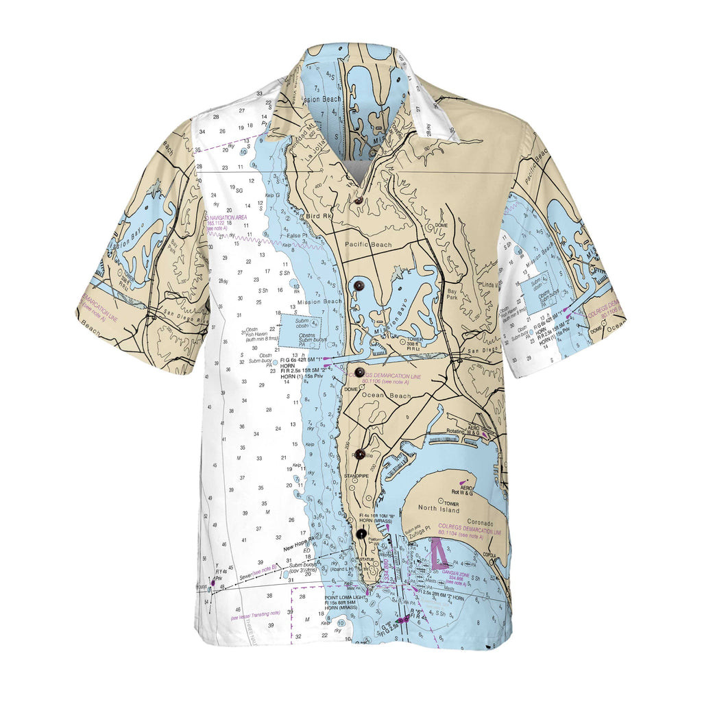 The Mission Bay Coconut Button Camp Shirt