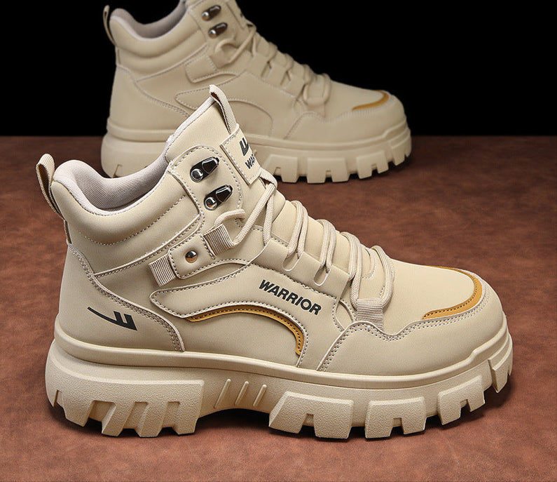 Outdoor sports high top men's hiking boots