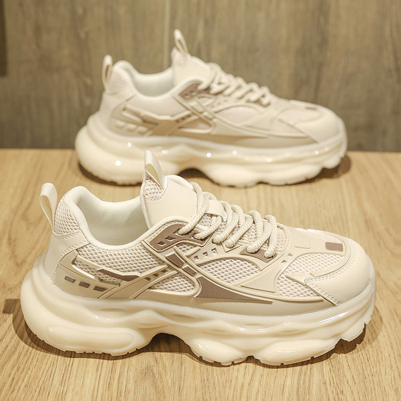 Casual height increasing non-slip sneakers