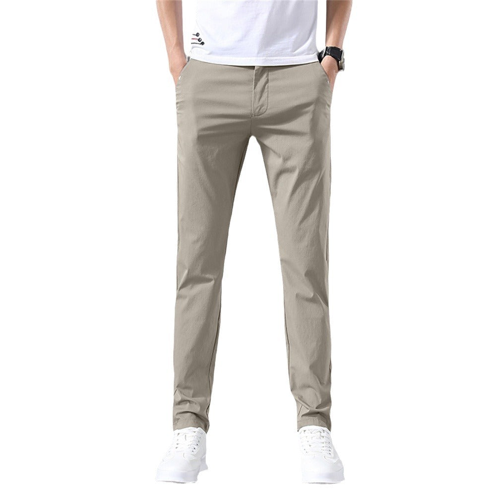 High-Stretch Breathable Waterproof and Quick-Drying  Ice Silk Trousers