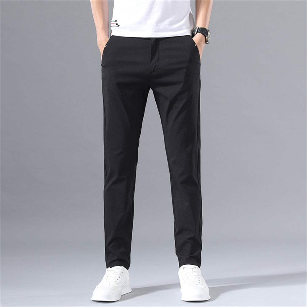 High-Stretch Breathable Waterproof and Quick-Drying  Ice Silk Trousers