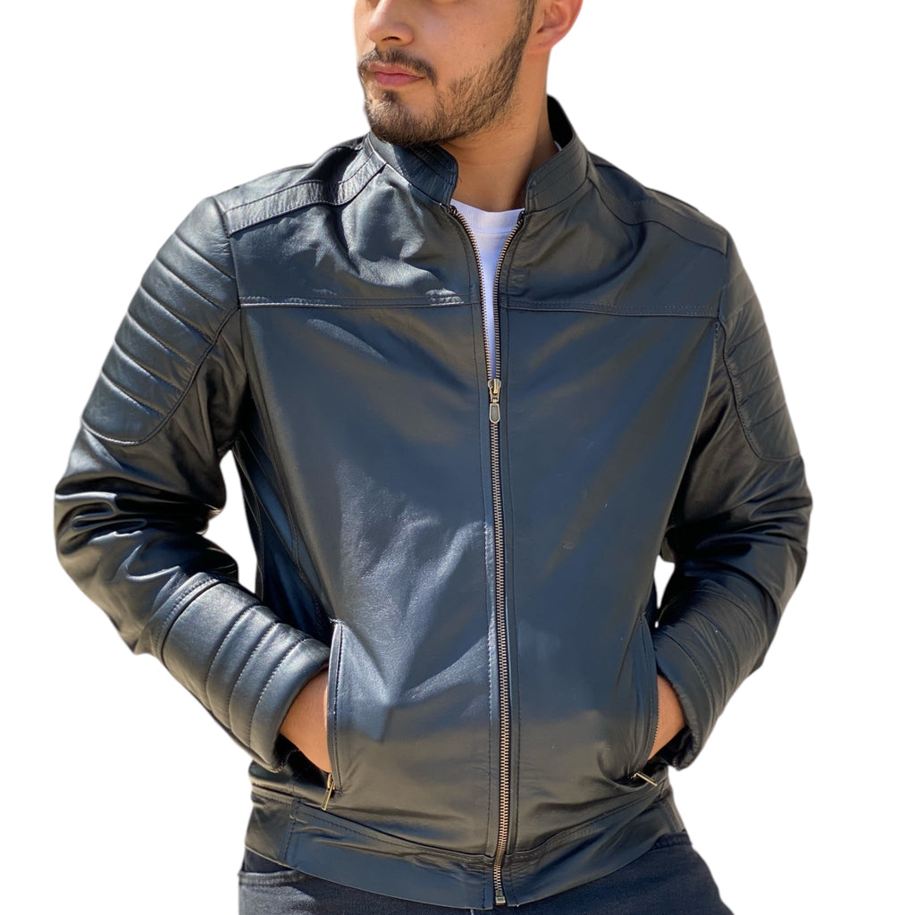 Casual Genuine Leather Jacket CH2