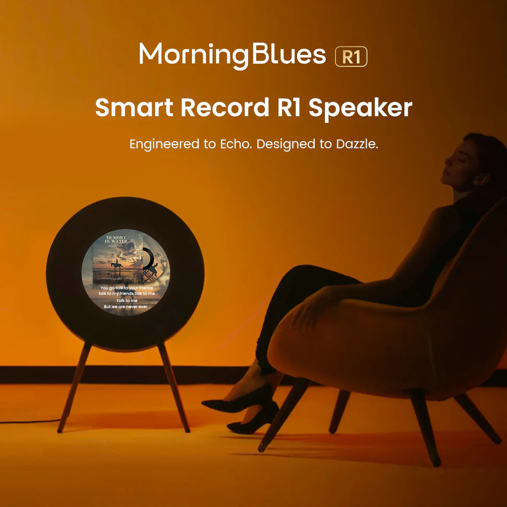 Vinyl-Style Bluetooth Speaker
