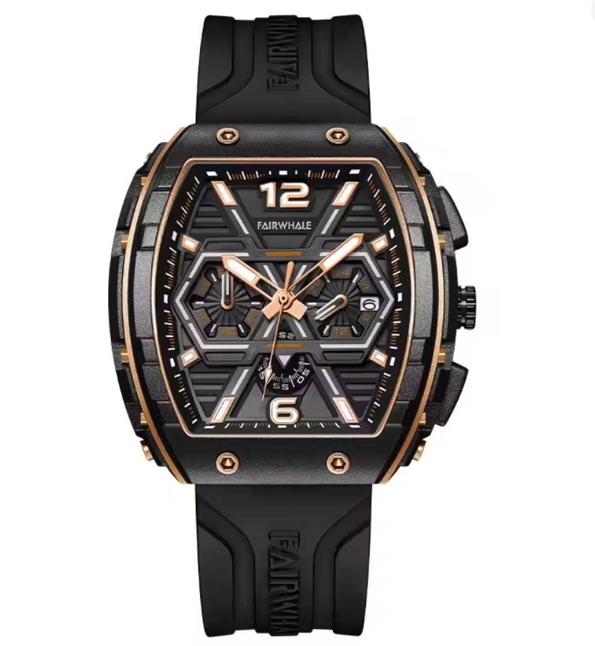 Skeleton Dial, Automatic Edgy Watch
