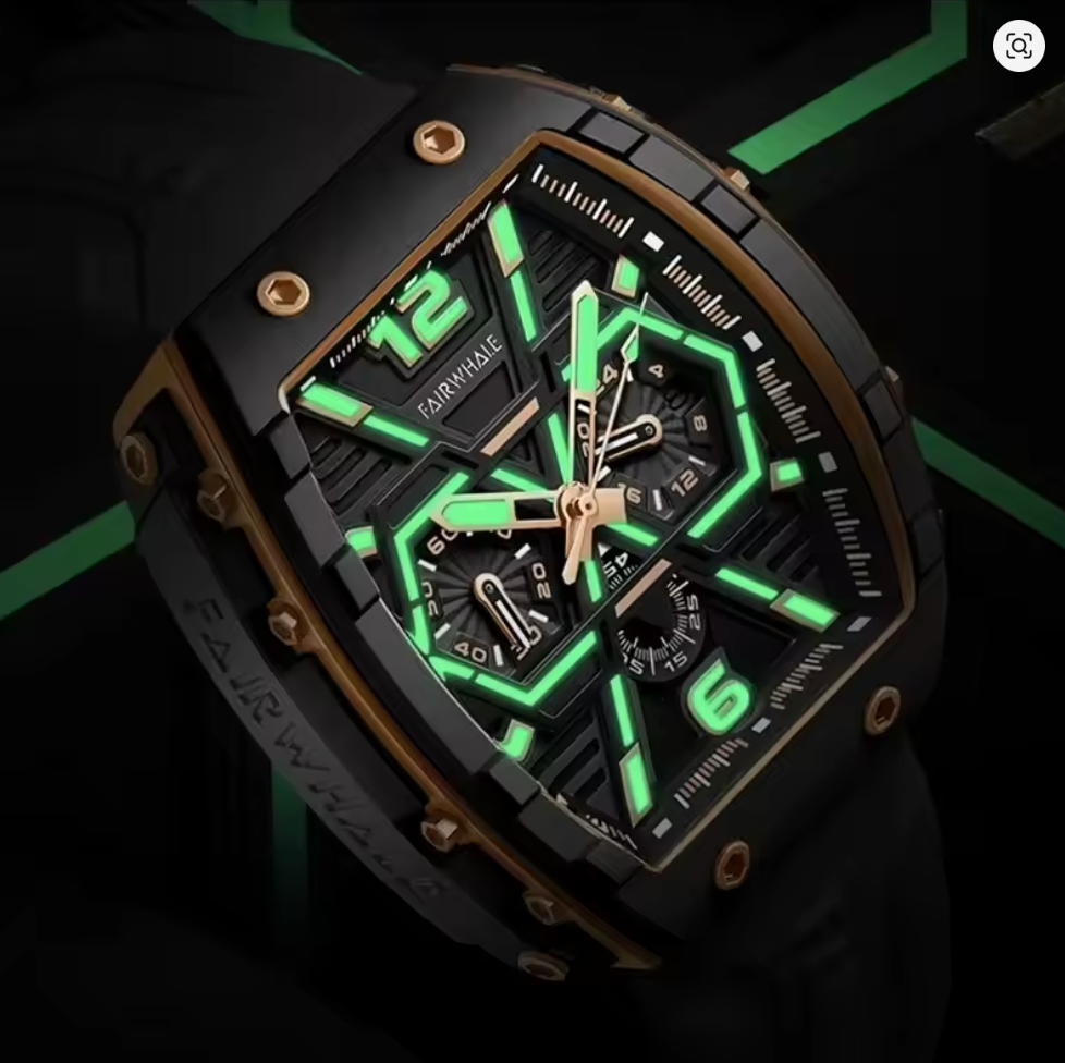Skeleton Dial, Automatic Edgy Watch