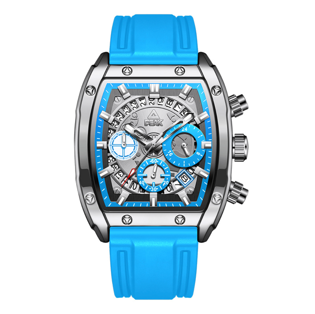 Chronograph presence, Tonneau Mechanical Watch