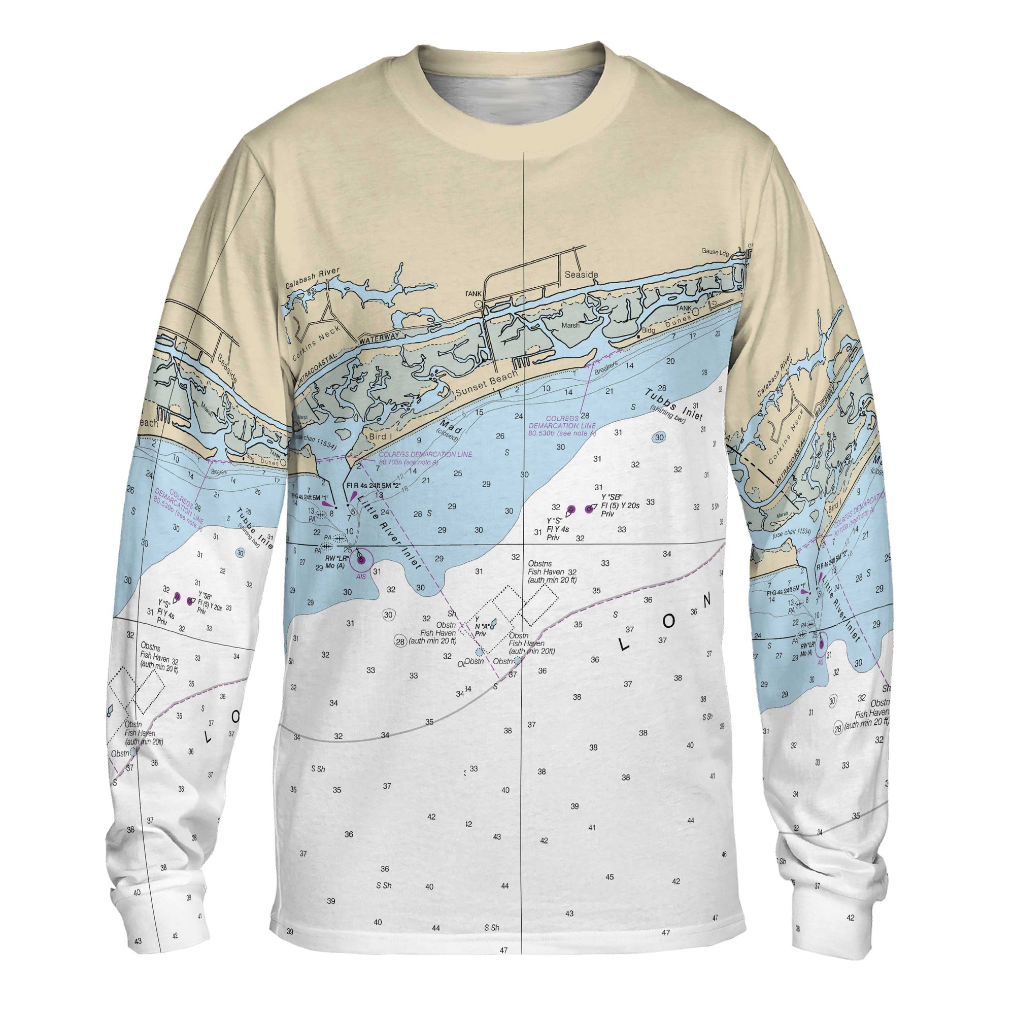 The Sunset Beach Long Sleeve Performance Tee