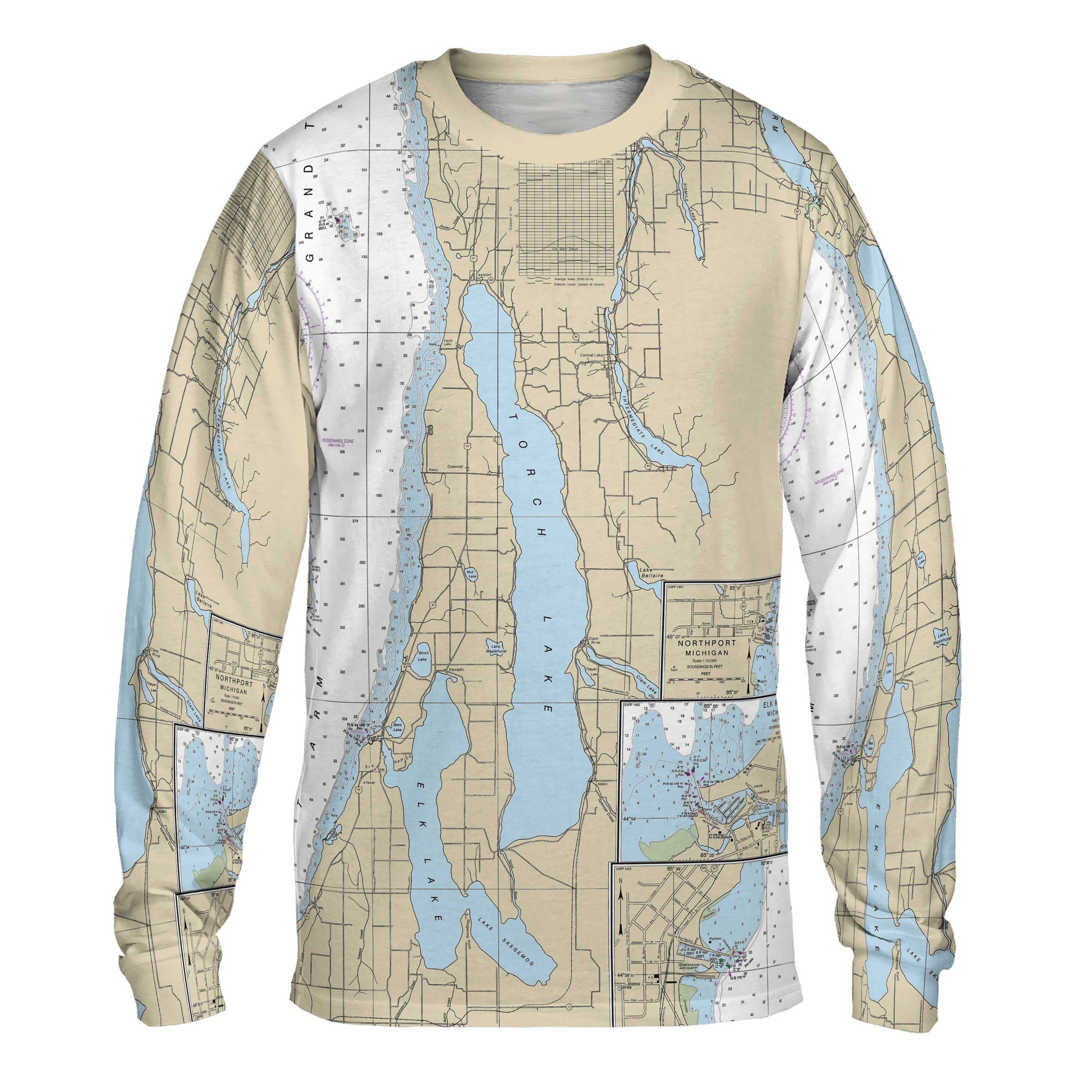 The Torch Lake Long Sleeve Performance Tee