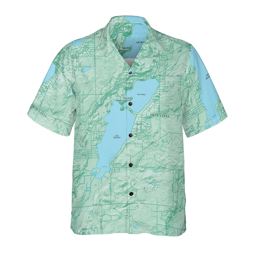 The Twin Lakes Coconut Button Camp Shirt
