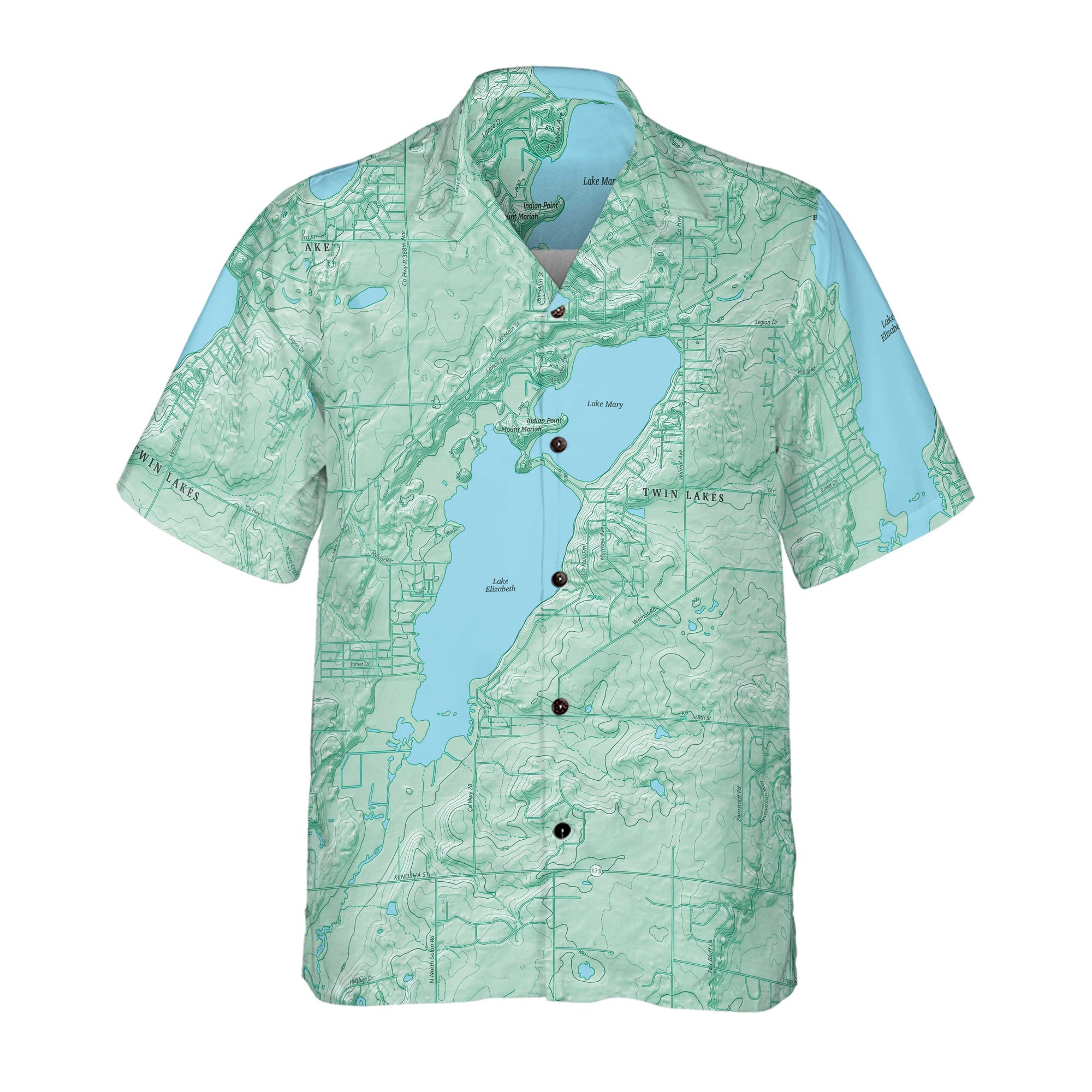The Twin Lakes Coconut Button Camp Shirt