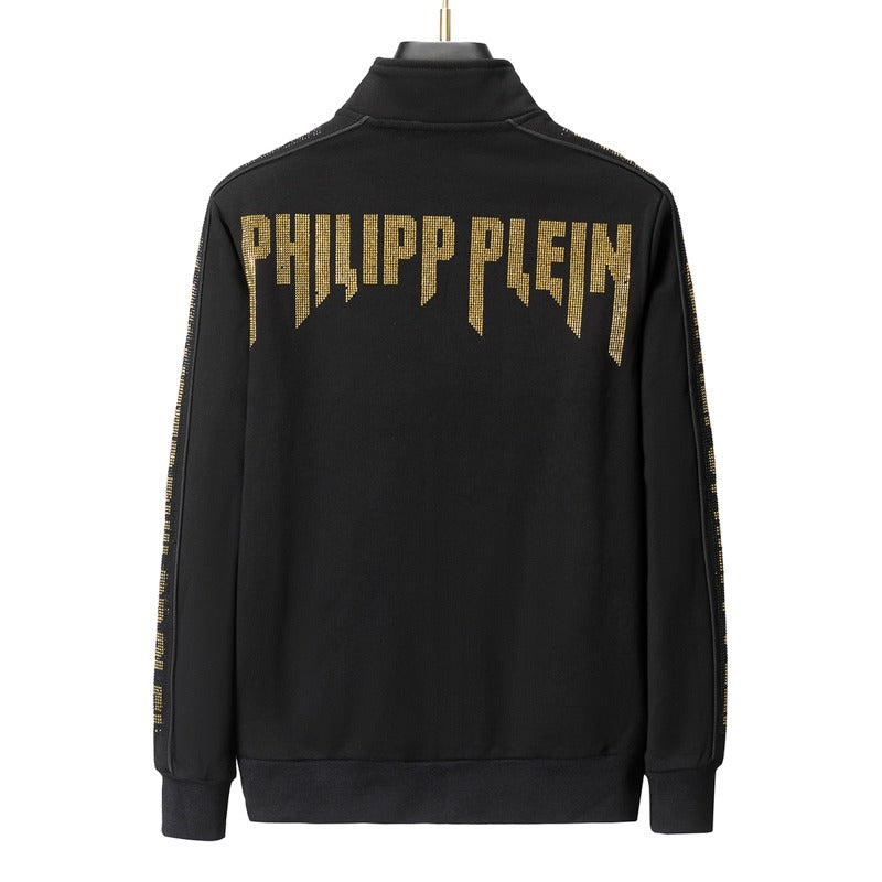 Luxury Branded Embellished Logo Track-Set