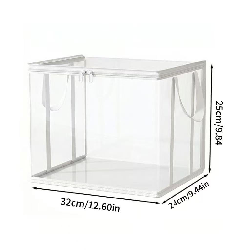 Premium Transparent Foldable Children's Doll Storage Bucket