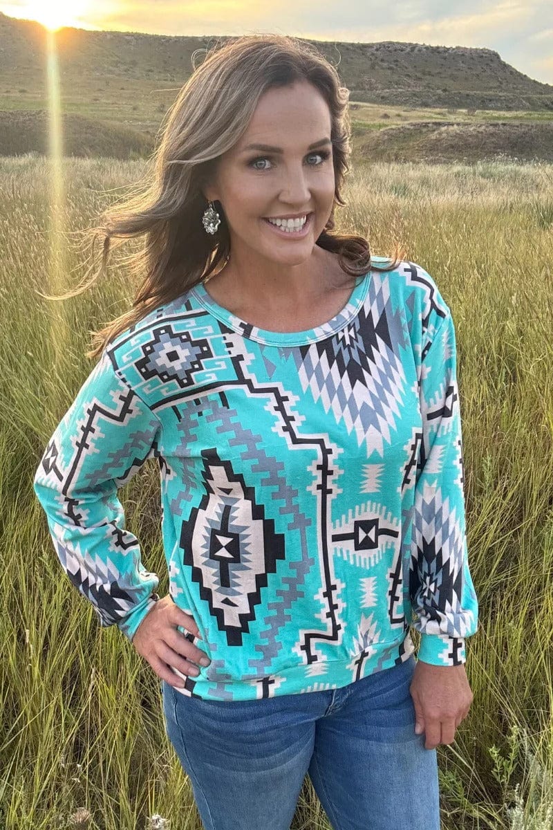 Blue Ridge Pullover Top