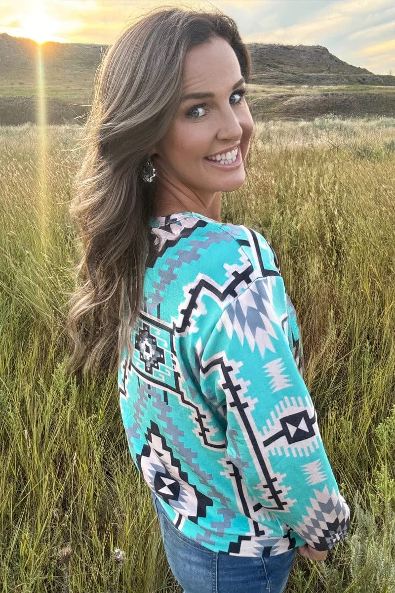 Blue Ridge Pullover Top