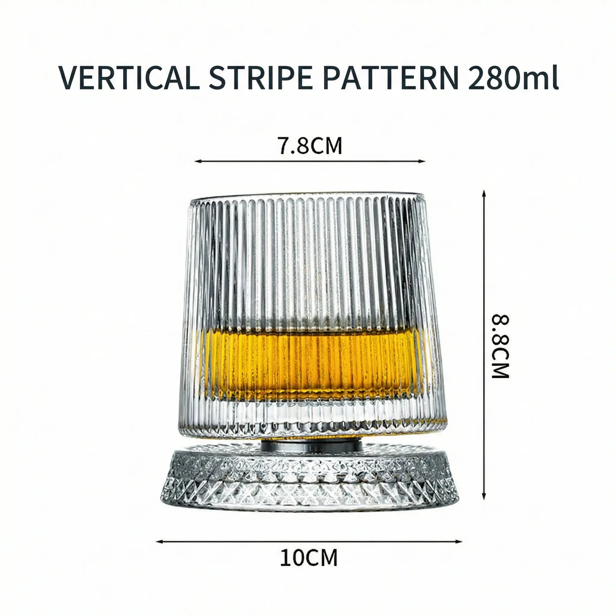 Diamond Cut Spinning Tumbler