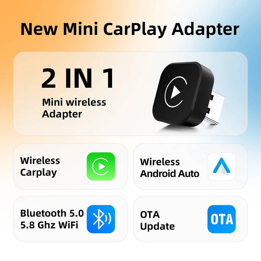2026 Wireless CarPlay Adapter for Android – Fast, No-Lag, Hands-Free