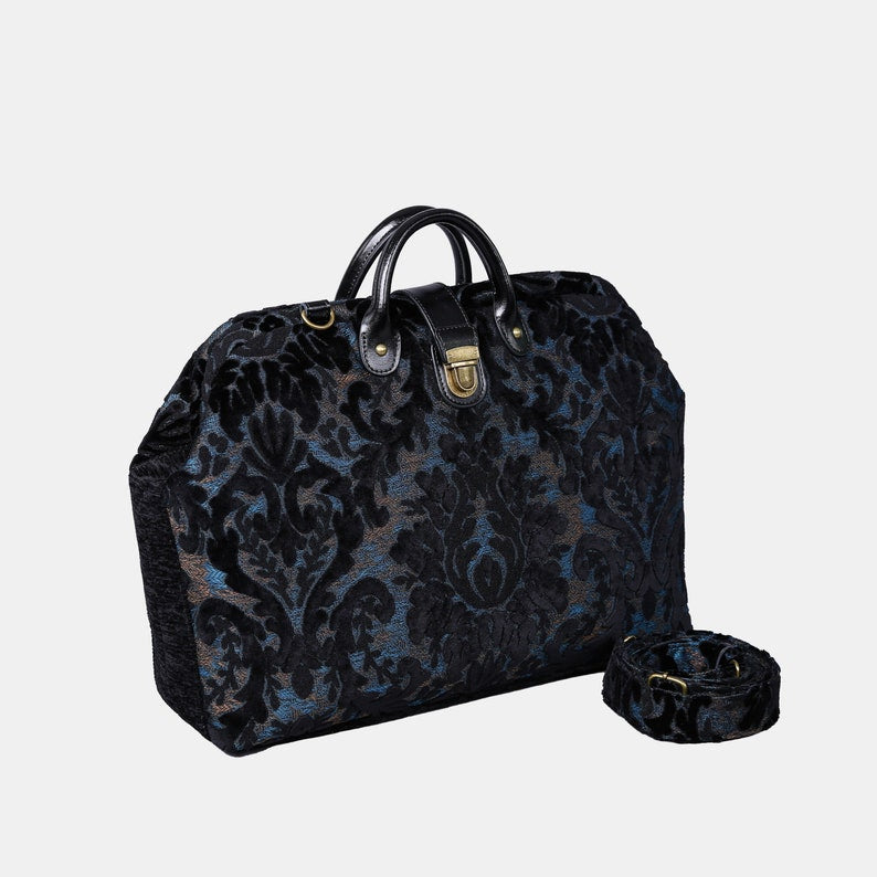 Burnout Velvet Fern Duffel Bag
