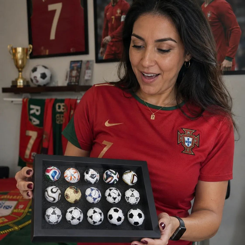 2026 World Cup Football 15 Replica Soccer Balls Collection Ornament Set