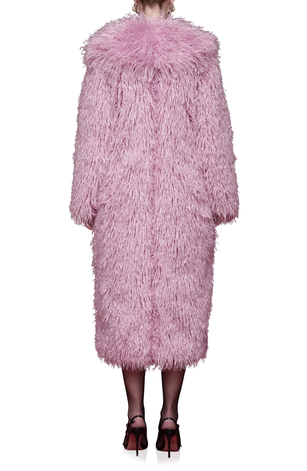 Longline Faux Fur Coat