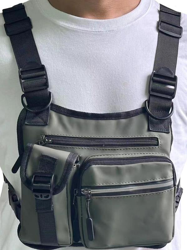 Adjustable Zipper Tactical Chest Bag