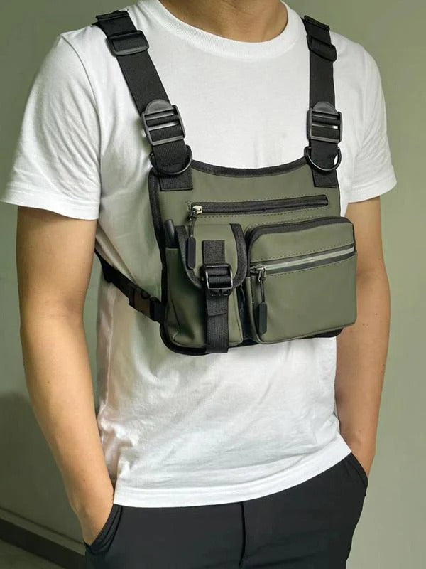 Adjustable Zipper Tactical Chest Bag
