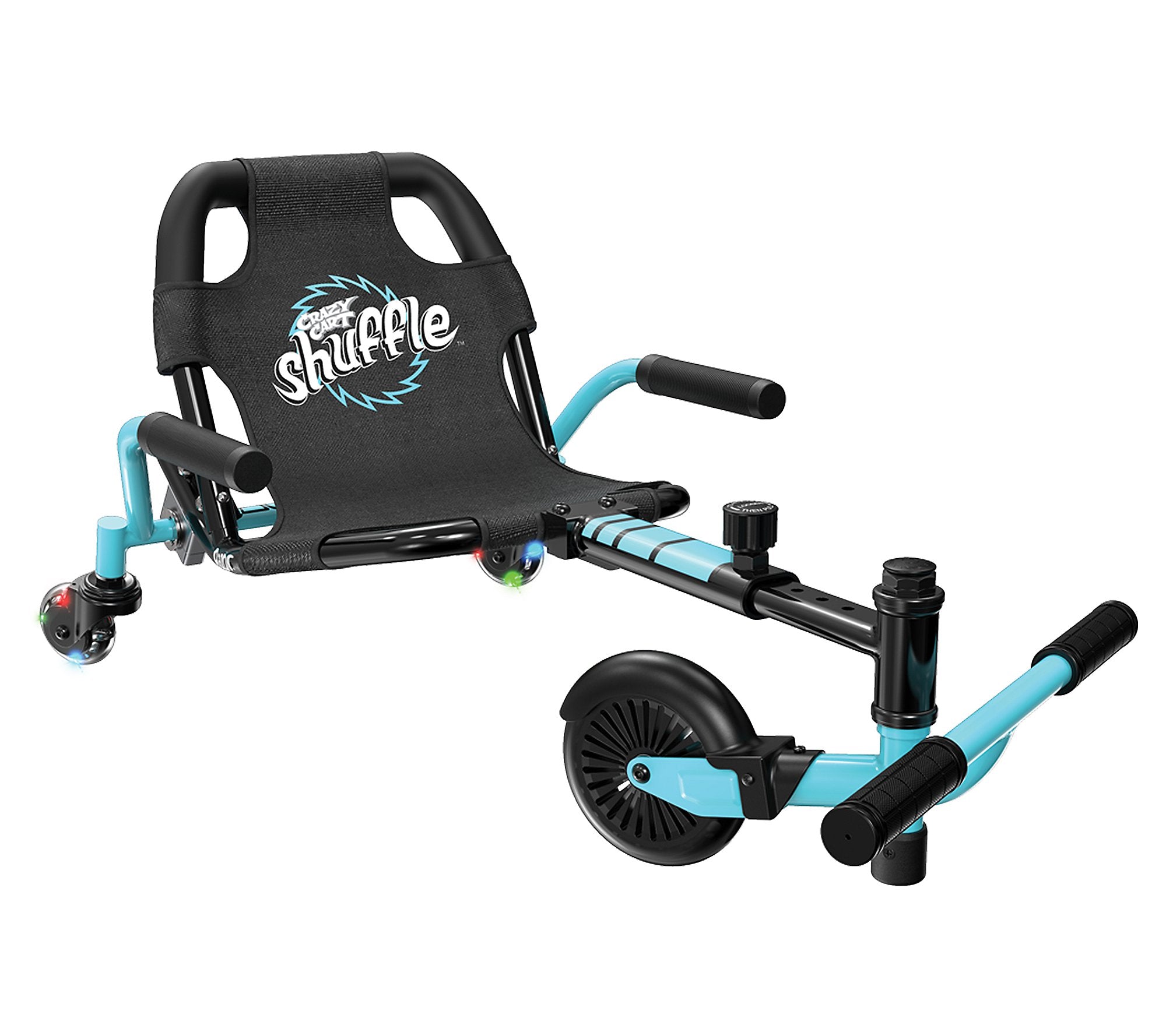 Razor Crazy Cart Shuffle Kid Powered Go Kart w/ LED Wheels