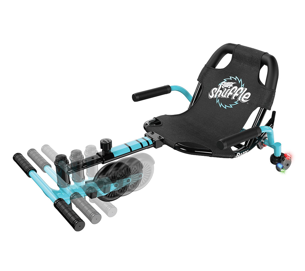 Razor Crazy Cart Shuffle Kid Powered Go Kart w/ LED Wheels